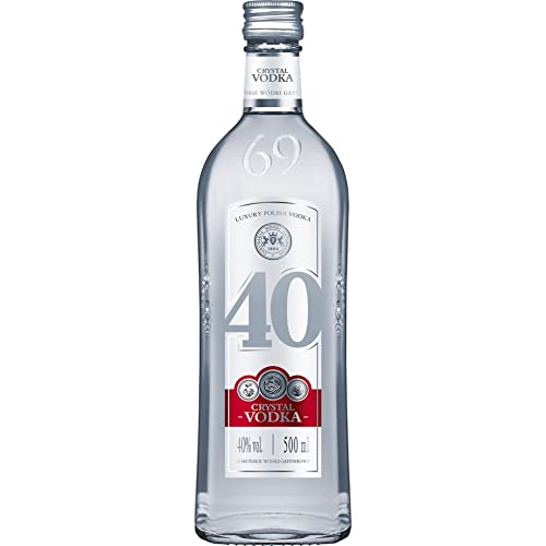 Wodka 40 Crystal Wodka 500 ml | Vodka |500 ml | 40% Alkohol | Toruńskie Wódki Gatunkowe | Geschenkidee | 18+ von eHonigwein.de Premium Quality