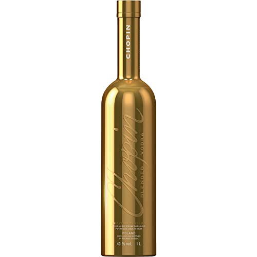 Wodka Chopin Blended Złoty 1000 ml | Vodka |1000 ml | 40% Alkohol | Destylarnia Chopin | Geschenkidee | 18+ von eHonigwein.de Premium Quality