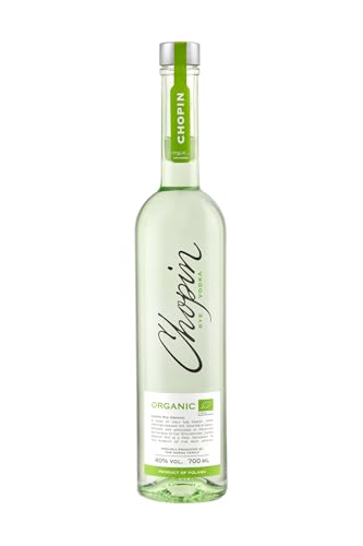 Chopin Rye Organic Vodka – Polnischer Single-Ingredient Premiumvodka auf Roggen-Basis (1 x 0,7l) von Chopin