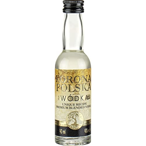 Wodka Dojrzewająca w beczkach dębowych 225L Korona Polska 40 ml | Vodka |40 ml | 40% Alkohol | Mundivie | Geschenkidee | 18+ von eHonigwein.de Premium Quality