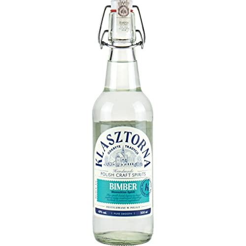 Wodka Klasztorna Bimber 0,5L - selbst gebrannter Schnaps | Flavoured Vodka, Schnaps |500 ml | 40% Alkohol | Klasztorna | Geschenkidee | 18+ von eHonigwein.de Premium Quality