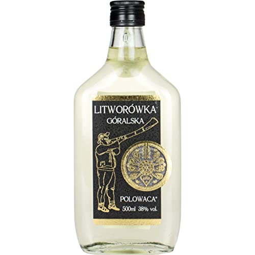 Wodka Polowaca Litworówka Góralska (EngelwurzWodka) 0,5L | Flavoured Vodka, Aromatisierter Wodka |500 ml | 38% Alkohol | Mundivie | Geschenkidee | 18+ von eHonigwein.de Premium Quality