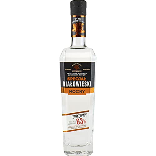 Wodka Specjał Białowieski Mocny Zbożowy (GetreideWodka) 0,5L | Vodka |500 ml | 63% Alkohol | Old Polish Vodka | Geschenkidee | 18+ von eHonigwein.de Premium Quality
