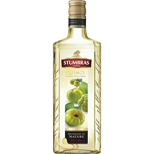 Wodka Stumbras Quince pigwowa 0,5L - QuittenWodka | Flavoured Vodka, Aromatisierter Wodka |500 ml | 40% Alkohol | Stumbras | Geschenkidee | 18+ von eHonigwein.de Premium Quality