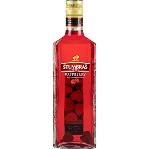Wodka Stumbras Raspberry malinowa 0,5L - HimbeerenWodka | Flavoured Vodka, Aromatisierter Wodka |500 ml | 40% Alkohol | Stumbras | Geschenkidee | 18+ von eHonigwein.de Premium Quality