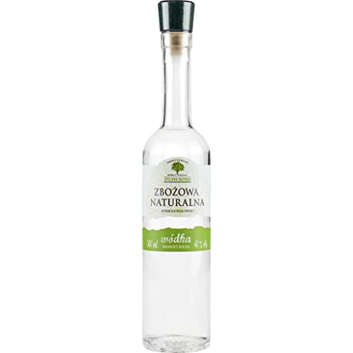 Wodka Zbożowa Naturalna (Natürlicher GetreideWodka) 0,5L | Vodka |500 ml | 40% Alkohol | Old Polish Vodka | Geschenkidee | 18+ von eHonigwein.de Premium Quality
