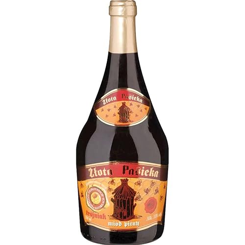 Złota Pasieka Trójniak Honig (Drittel) 0,75L | Met Honigwein Metwein Honigmet | 750 ml | 13% Alkohol | TIM | Geschenkidee | 18+ von eHonigwein.de Premium Quality