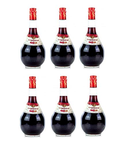 6x Ampelicious Imiglykos Rot lieblich je 500ml 11% griechischer Wein in kleinen Flaschen Rotwein Imiglikos halbsüß + Probiersachet 10ml Olivenöl von ebaney