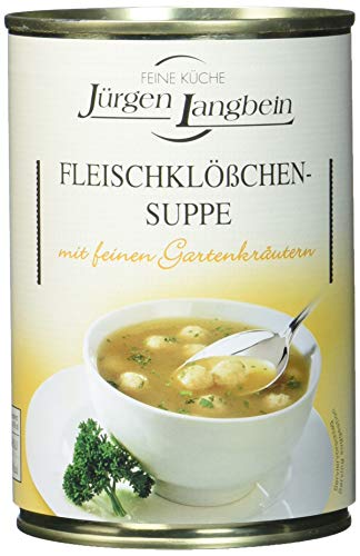 Jürgen Langbein Fleischklösschen-Suppe, 6er Pack (6 x 400 ml) von Langbein