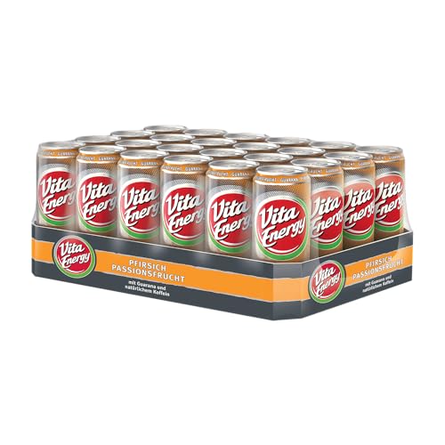 Vita Energy Pfirsisch Passionsfrucht 24 x 0,33 L Dose inkl. Pfand Vita Energy Pfirsisch Passionsfrucht 24 x 0,33 L Dose inkl. Pfand von ebaney