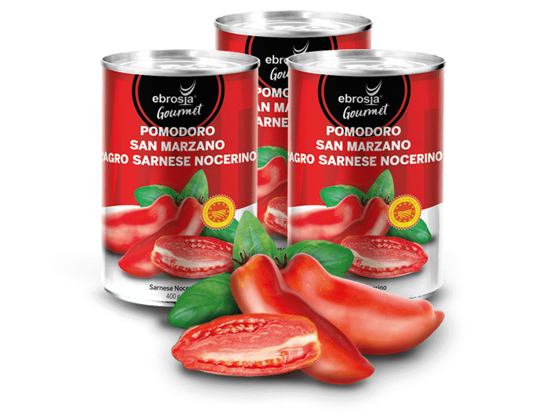 Sparpaket San Marzano Tomaten DOP 3x400 g von ebrosia Gourmet