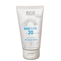 Sonnenmilch LSF 20 sensitiv Sonnenmilch LSF 20 sensitiv von eco cosmetics