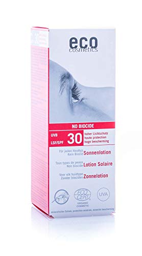 eco cosmetics Sonnenlotion LSF 30 'No Biocide' (bio, vegan, Naturkosmetik) Antimück von Eco Cosmetics