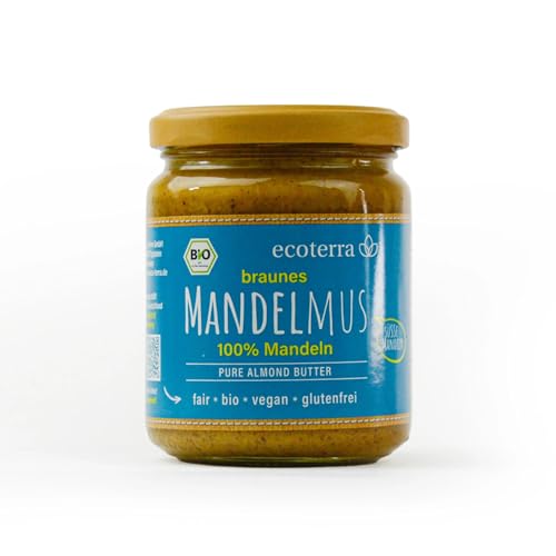 ecoterra Bio Mandelmus braun | 100% Mandeln | vegan | glutenfrei | Fairtrade | 250 g ecoterra Bio Mandelmus braun | 100% Mandeln | vegan | glutenfrei | Fairtrade | 250 g von ecoterra
