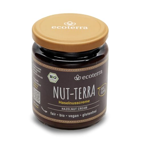 ecoterra Bio Nut-Terra Creme | Haselnusscreme mit Erdmandeln | 250 g von ecoterra