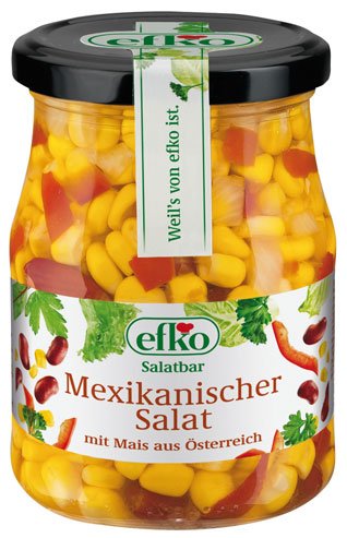 Efko Mexikanischer Salat, mit Mais aus Österreich - 330 g von efco