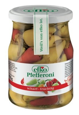 Efko Pfefferoni scharf 370ml 6 x 370 ml von efco