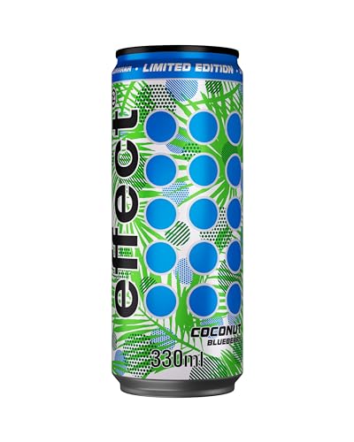 effect COCONUT BLUEBERRY Energy Drink - 1 x 0,33l Dose - Mit dem Geschmack paradiesischer Kokosnuss und fruchtiger Blaubeere - Angenehme Erfrischung an heißen Tagen effect COCONUT BLUEBERRY Energy Drink - 1 x 0,33l Dose - Mit dem Geschmack paradiesischer Kokosnuss und fruchtiger Blaubeere - Angenehme Erfrischung an heißen Tagen von effect