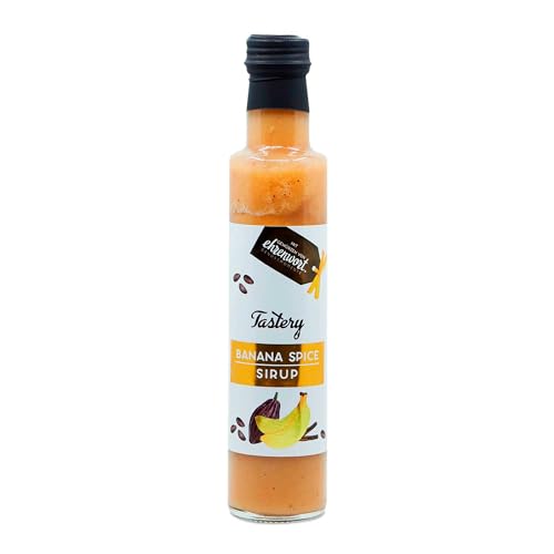 Ehrenwort Banana Spice Sirup 250ml - Klassisch im Kaffee oder in der Milch sorgt der Sirup für eine fruchtige Süße von ehrenwort von ehrenwort