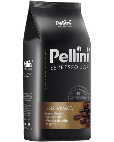 18 x 1kg PELLINI ESPRESSO BAR N° 82 VIVACE Kaffee Espresso ganze Bohnen von ellobo