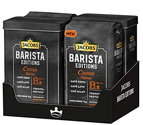 6 kg Jacobs Barista Editions Crema Intense 1000 gramm Kaffee Cafe Bohnen von ellobo