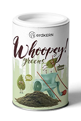 Whoopsy! Greens - 50 g Bio Brennnesselpulver - ,Brennnessel getrocknet, 100%, ohne Zusätze, vegan von erdKERN