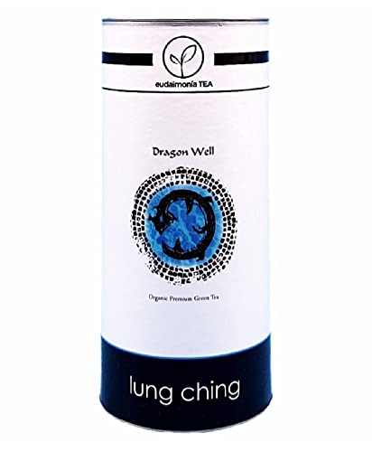 Lung Ching Bio - Grüner Tee - eudaimonia TEA - 100 g Dose von eudaimonía TEA