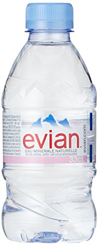 Evian Mineralwasser, 24er Pack (24 x 330 ml) (ohne Pfand, Lieferung nur nach Österreich) von evian