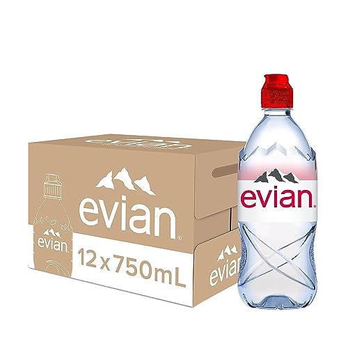 Evian Natural Mineral Water Sports Cap - 75cl von evian