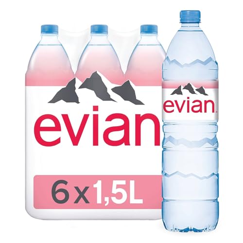 Evian Pet, 6er Pack, Einweg (6 x 1.5 l) von evian