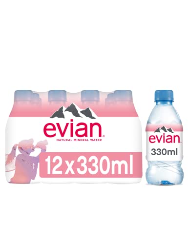 Evian Still Natural Mineral Water, 12 x 330 ml von evian