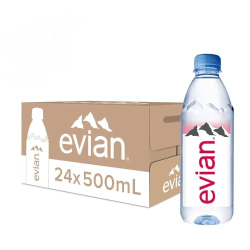 Evian Stillwasser, 500 ml, 24 Stück von evian