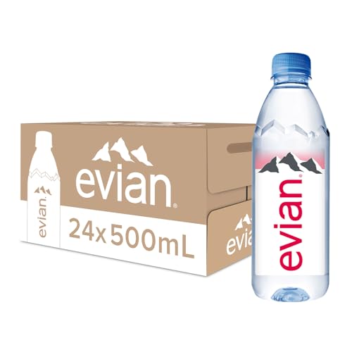 Evian Stillwasser, 500 ml, 24 Stück von evian