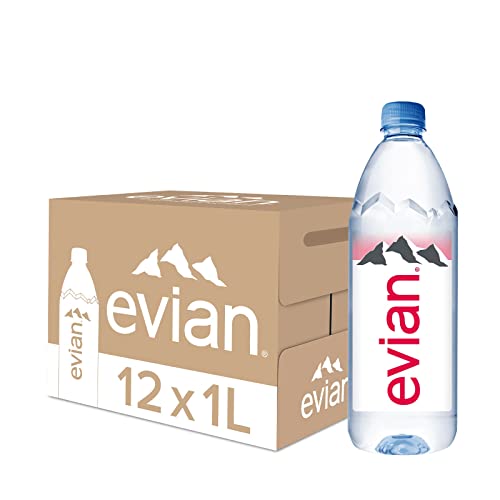 evian Eaux Flaes Pack mit 12 x 1 l von Evian