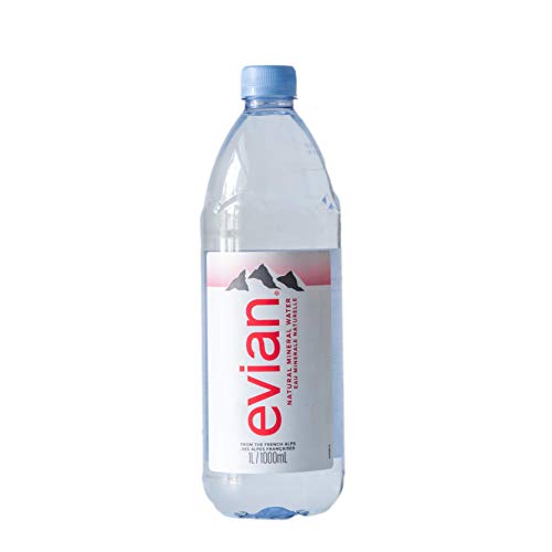 evian Eaux Flaes Pack mit 12 x 1 l von evian