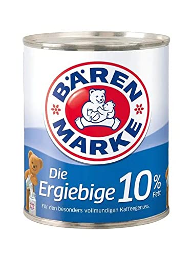 Bärenmarke, Reichhaltige Kondensmilch, Kondensmilch für Kaffee und Desserts, 340 Gramm 1 Stück Bärenmarke, Reichhaltige Kondensmilch, Kondensmilch für Kaffee und Desserts, 340 Gramm 1 Stück von eworldpartner