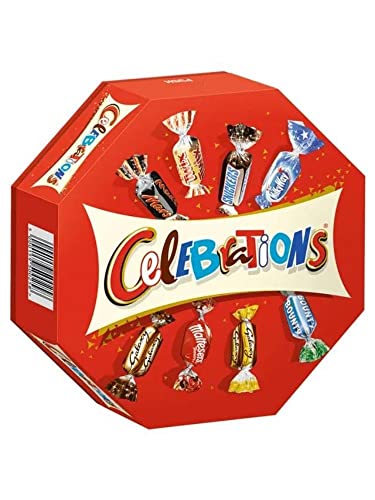 Celebration Chocolate Mix - Pralinen, süßer Snack 186 Gramm 1 Packung Schokolade von eworldpartner