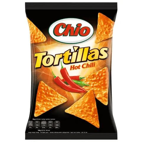 Chio Tortillas Hot Chili 125g Original Lecker Chips von eworldpartner