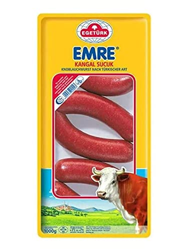 Egetürk, Kangal Sucuk, Spicy and Garlic Sausage 1000 Gramm Leckere Wurst von eworldpartner
