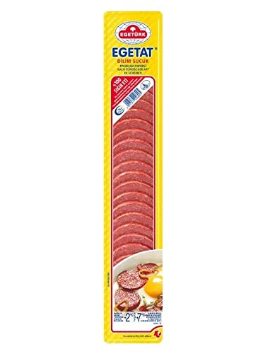 Egetürk, Slice Sucuk, Knoblauchwurst zum Frühstück 200 Gramm Wurst von eworldpartner