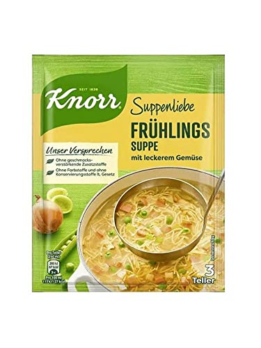 Knorr Suppenliebe Frühlings Suppe 3 Teller - Fertigsuppen 1 Stück von eworldpartner