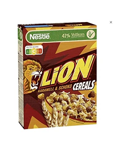 Nestle Lion Cereals Karamell Und Schoko Cerealien Mit Vollkorn - Cornflakes 400 Gramm 1 Stück von eworldpartner