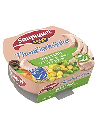 Saupiquet Msc Thunfisch Salat Western - Köstlich Fertiggerichte 160 Gramm 1 Stück von eworldpartner