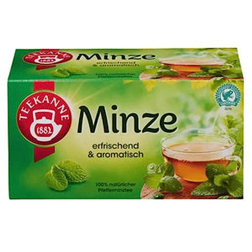 Teekanne Mınze Mit - Geschmack 45g, 20 Beutel Aromatischer Tee Natürlich Kräutertee 1 Packung von eworldpartner