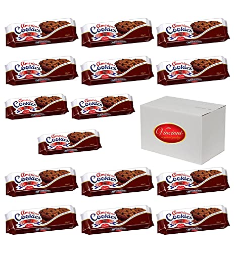 Vincinni Plätzchen, Schokoladen- und Kokoskekse, jede Packung 160 Gramm - 1 Box 15 Packungen von eworldpartner
