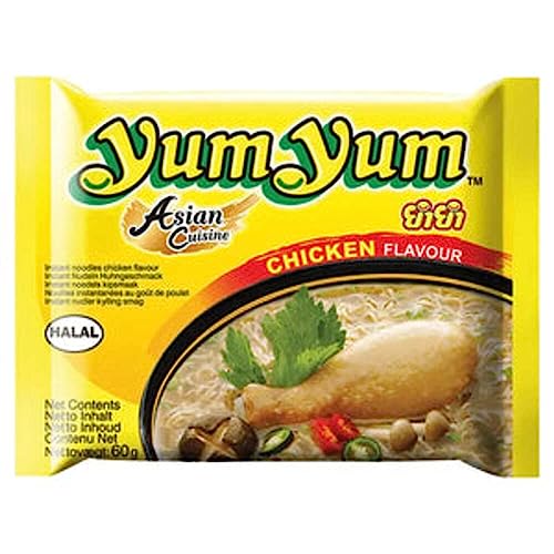 Yum Yum Chıcken Flavour Noodle, Lecker Nudeln 60 Gramm 1 Stück von eworldpartner