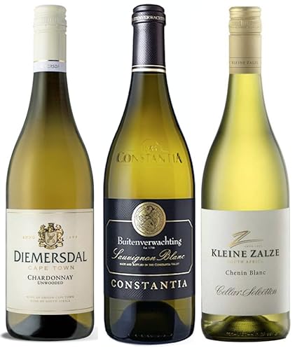 3er Probierpaket Weißwein aus Südafrika zum Kennenlernen | trocken | 3 x 0,75 L. von FABELHAFTE GESCHENKE