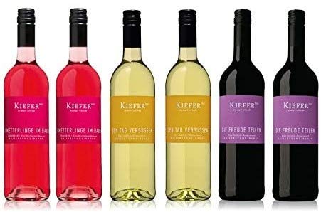 6er Probierpaket | Weingut Kiefer | junge Poeten | 6 x 0,75l von FABELHAFTE GESCHENKE