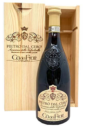 Pietro Dal Cero Amarone della Valpolicella DOCG 2017 | 0,75 L in Holzkiste | mit Drop Stop Weinausgießer fabelhafte-geschenke von fabelhafte-geschenke