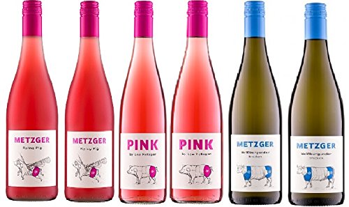 Probierpaket Weingut Uli Metzger | Pfalz | 6 x 0,75 l mit Drop Stop Weinausgießer FABELHAFTE GESCHENKE von FABELHAFTE GESCHENKE